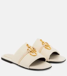 Anchor leather slides Anchor leather slides