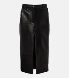 Anden leather midi skirt Anden leather midi skirt