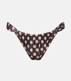 Andez gathered polka-dot bikini bottoms Andez gathered polka-dot bikini bottoms