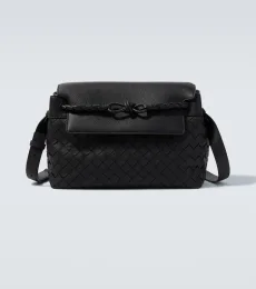 Andiamo Intrecciato Small leather messenger bag Andiamo Intrecciato Small leather messenger bag