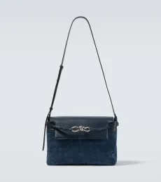 Andiamo Intrecciato Small suede messenger bag Andiamo Intrecciato Small suede messenger bag