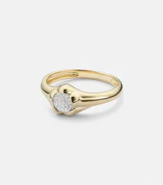 Anillo Crosby de oro de 10 ct con diamantes Anillo Crosby de oro de 10 ct con diamantes