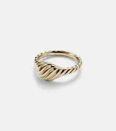 Anillo de meñique Sculpted Cable de oro de 18 ct Anillo de meñique Sculpted Cable de oro de 18 ct