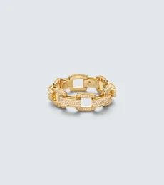 Anillo Deco Link de oro de 18 ct (7501000) con diamantes Anillo Deco Link de oro de 18 ct (7501000) con diamantes