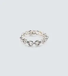 Anillo Medium Fused Serpens de plata de ley Anillo Medium Fused Serpens de plata de ley