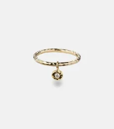 Anillo Nesting Gem de oro de 18 ct con diamante