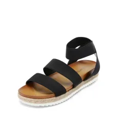 Ankle Strap Espadrille Platform Wedges