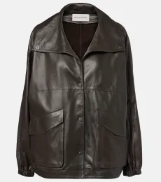 Anorak leather jacket Anorak leather jacket