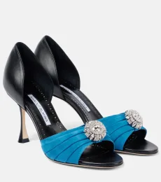 Ansak 90 embellished suede mules Ansak 90 embellished suede mules