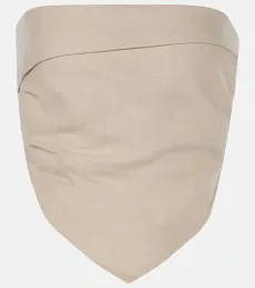 Antibes linen bandeau top Antibes linen bandeau top