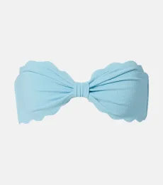 Antibes scalloped bikini bandeau top Antibes scalloped bikini bandeau top