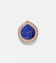 Antifer 18kt gold single earring with lapis lazuli and diamonds Antifer 18kt gold single earring with lapis lazuli and diamonds