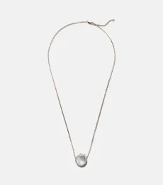 Antifer 18kt rose gold necklace with mother of pearl and diamonds