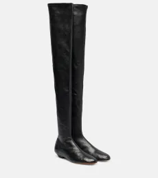 Apollo leather over-the-knee boots
