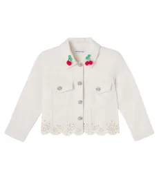 Appliquà crystal-embellished denim jacket Appliquà crystal-embellished denim jacket