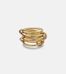 Aquarius 18kt gold linked rings Aquarius 18kt gold linked rings