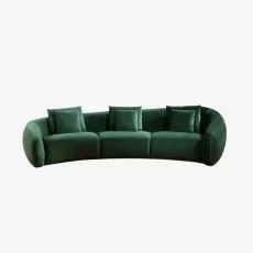 Araco Belmont Seater Sofa Green Velvet Araco Belmont Seater Sofa Green Velvet