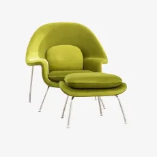 Araco Majesty Lounge Chair Green Velvet Araco Majesty Lounge Chair Green Velvet