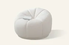 Araco Montague Lounge Chair White Velvet Araco Montague Lounge Chair White Velvet