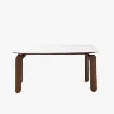 Araco Nimbus Dining Table Brown WalnutMarble Araco Nimbus Dining Table Brown WalnutMarble