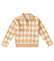 Argyle polo sweater Argyle polo sweater