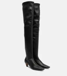 Arizona 50 leather over-the-knee boots