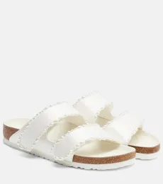 Arizona embellished satin sandals Arizona embellished satin sandals
