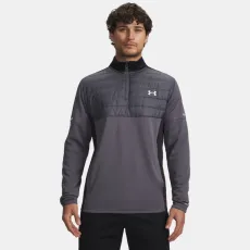 Armour Fleece Pro Utility Men's ¼ Zip Castlerock Black White