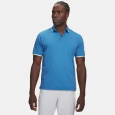 ArmourDry Rib Men's Polo Aegean Blue Green Citrine White L ArmourDry Rib Men's Polo Aegean Blue Green Citrine White L