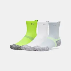 ArmourDry Run Cushion Unisex 3-Pack Mid-Crew Socks Blue Fog White Reflective L ArmourDry Run Cushion Unisex 3-Pack Mid-Crew Socks Blue Fog White Reflective L