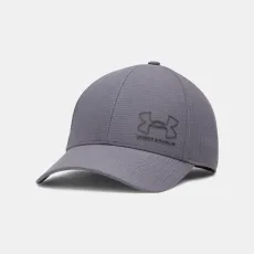 ArmourVent Low Men's Stretch Fit Cap Castlerock Black ML ArmourVent Low Men's Stretch Fit Cap Castlerock Black ML