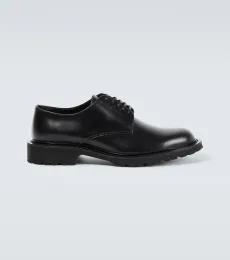 Army leather Derby shoes
