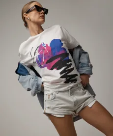 Art Boyfriend Tee - White, Art Boyfriend Tee - White,