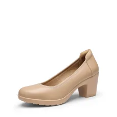 Ascenelle Chunky Low Block Heel Pumps Edena Ascenelle Chunky Low Block Heel Pumps Edena