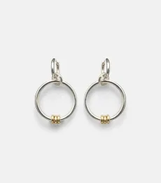 Asha sterling silver and 18kt gold earrings Asha sterling silver and 18kt gold earrings