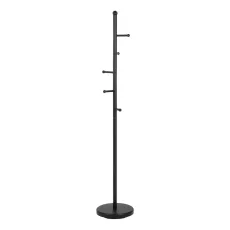 Aspen Modern Coat Hanger, Frame And Base In Matt Black