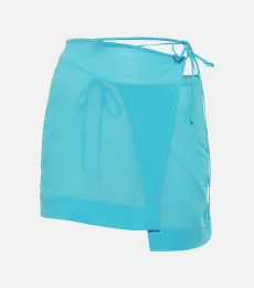 Asymmetric wrap miniskirt Asymmetric wrap miniskirt