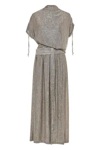 Asymmetrical jersey dress - Charcoal Gray Asymmetrical jersey dress - Charcoal Gray