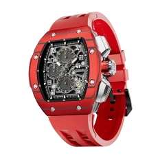 Atomic-Interchangeable Calendar Watch Carbon Fiber Red Atomic-Interchangeable Calendar Watch Carbon Fiber Red