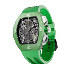 Atomic-Interchangeable Calendar Watch Fluororubber Dynamic Green Atomic-Interchangeable Calendar Watch Fluororubber Dynamic Green