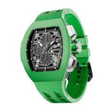 Atomic-Interchangeable Calendar Watch Fluororubber Green Atomic-Interchangeable Calendar Watch Fluororubber Green