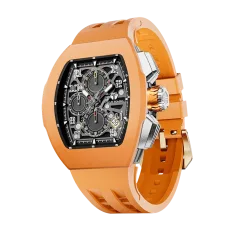 Atomic-Interchangeable Calendar Watch Fluororubber Orange Atomic-Interchangeable Calendar Watch Fluororubber Orange
