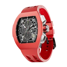Atomic-Interchangeable Calendar Watch Fluororubber Red Atomic-Interchangeable Calendar Watch Fluororubber Red