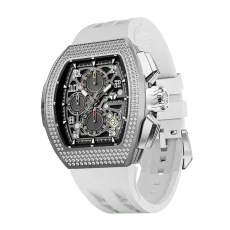 Atomic-Interchangeable Calendar Watch Zirconia Diamond White Atomic-Interchangeable Calendar Watch Zirconia Diamond White