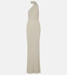 Atria cable-knit cotton-blend maxi dress Atria cable-knit cotton-blend maxi dress