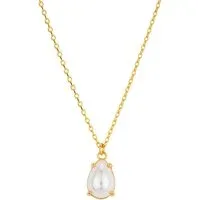 August Woods Gold Pear Shaped Pearl Necklace - Gold