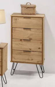 Augusta 4 Drawer Narrow Chest of Drawers Augusta 4 Drawer Narrow Chest of Drawers