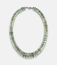 Aura sterling silver beaded necklace with amethyst and diamonds Aura sterling silver beaded necklace with amethyst and diamonds
