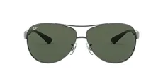 Aviator Sunglasses, Black (GUNMETAL Black), 63