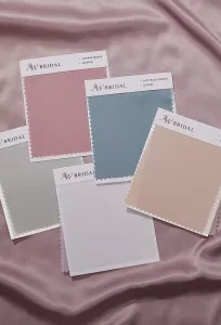 AW Chiffon Swatches for Bridal Dresses AW Chiffon Swatches for Bridal Dresses